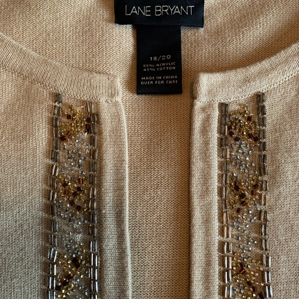 Lane Bryant Women’s beaded sweater